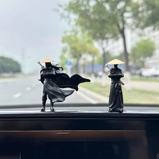 Sculptured  Samurai Figures