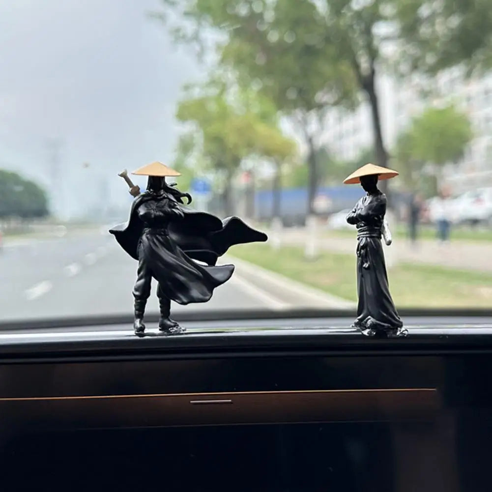 Sculptured  Samurai Figures