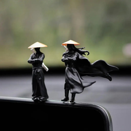 Sculptured  Samurai Figures